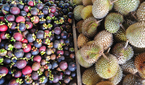 Full frame shot of fruits for sale at market stall