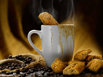 Close-up of coffee cup