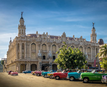 View of historic building against sky