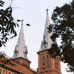 Low angle view of church