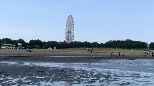 Group of people on beach