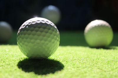 Close-up of ball on table