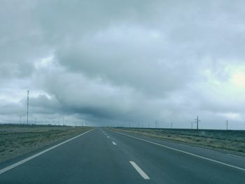 Road passing through rural landscape