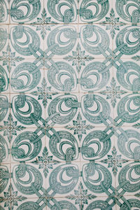 Full frame shot of tiled floor