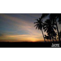 Scenic view of landscape against sky at sunset