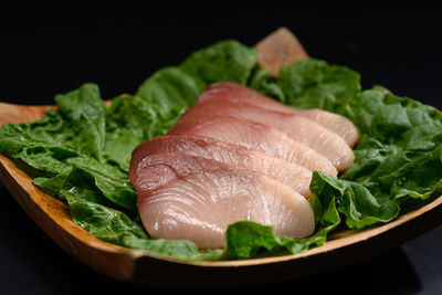 Close-up of food in plate