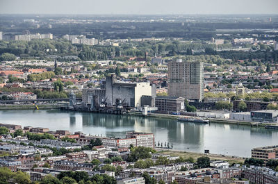 Rotterdam city and harbour