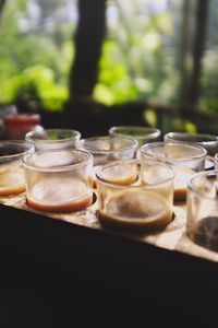 Close-up of drink on table