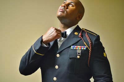 Portrait of young woman