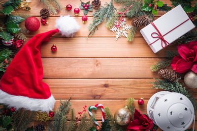 Christmas tree on floor