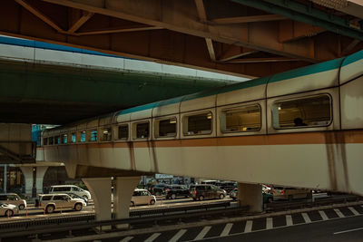 Train at railroad station