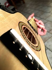 Close-up of guitar