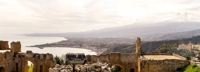 Panoramic view of buildings in city