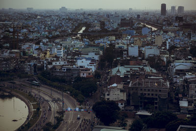 View of city street