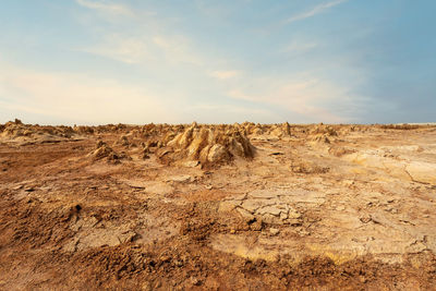 View of desert against sky