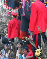 Group of people in traditional clothing