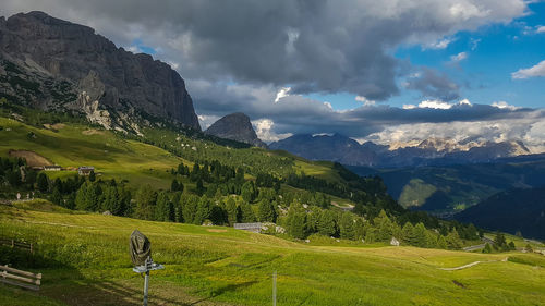 Scenic view of landscape against sky