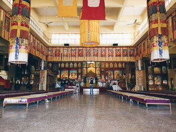 Multi colored built structure