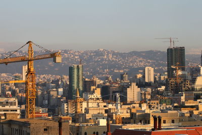 Cityscape against sky