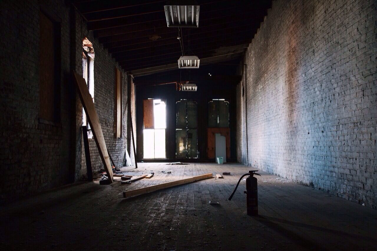 indoors, architecture, built structure, empty, corridor, interior, illuminated, door, absence, the way forward, old, abandoned, house, window, ceiling, building, flooring, no people, room, wall - building feature