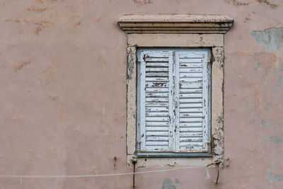 Window on house wall