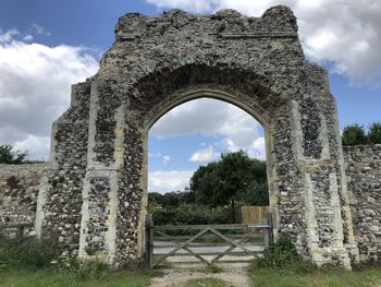 Old ruins against sky