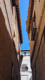 Low angle view of buildings against sky