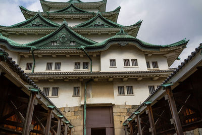 Low angle view of historic building