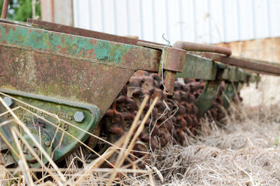 Close-up of rusty metal