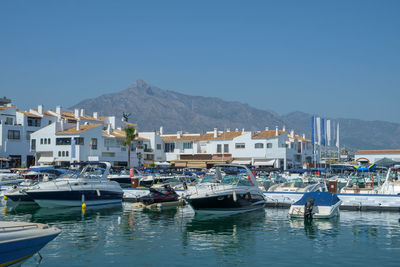 The marina and waterfront, puerto banus, marbella, costa del sol, spain