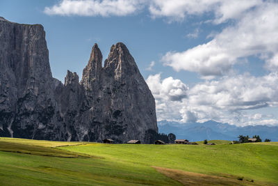 Panoramic view of landscape against sky