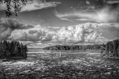 Scenic view of cloudy sky