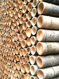 Full frame shot of pipes