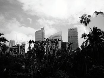 Low angle view of buildings against sky