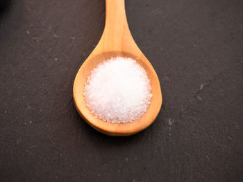 Close-up of bread against white background