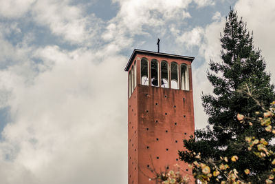 Low angle view of building against sky