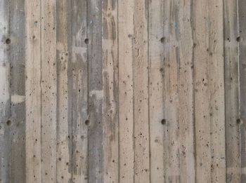 Full frame shot of wooden wall