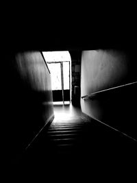 Staircase in tunnel