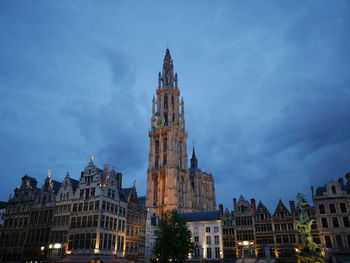 Antwerp at night