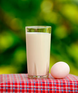 Close-up of drink on table