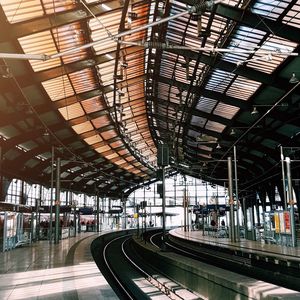 Railroad station platform