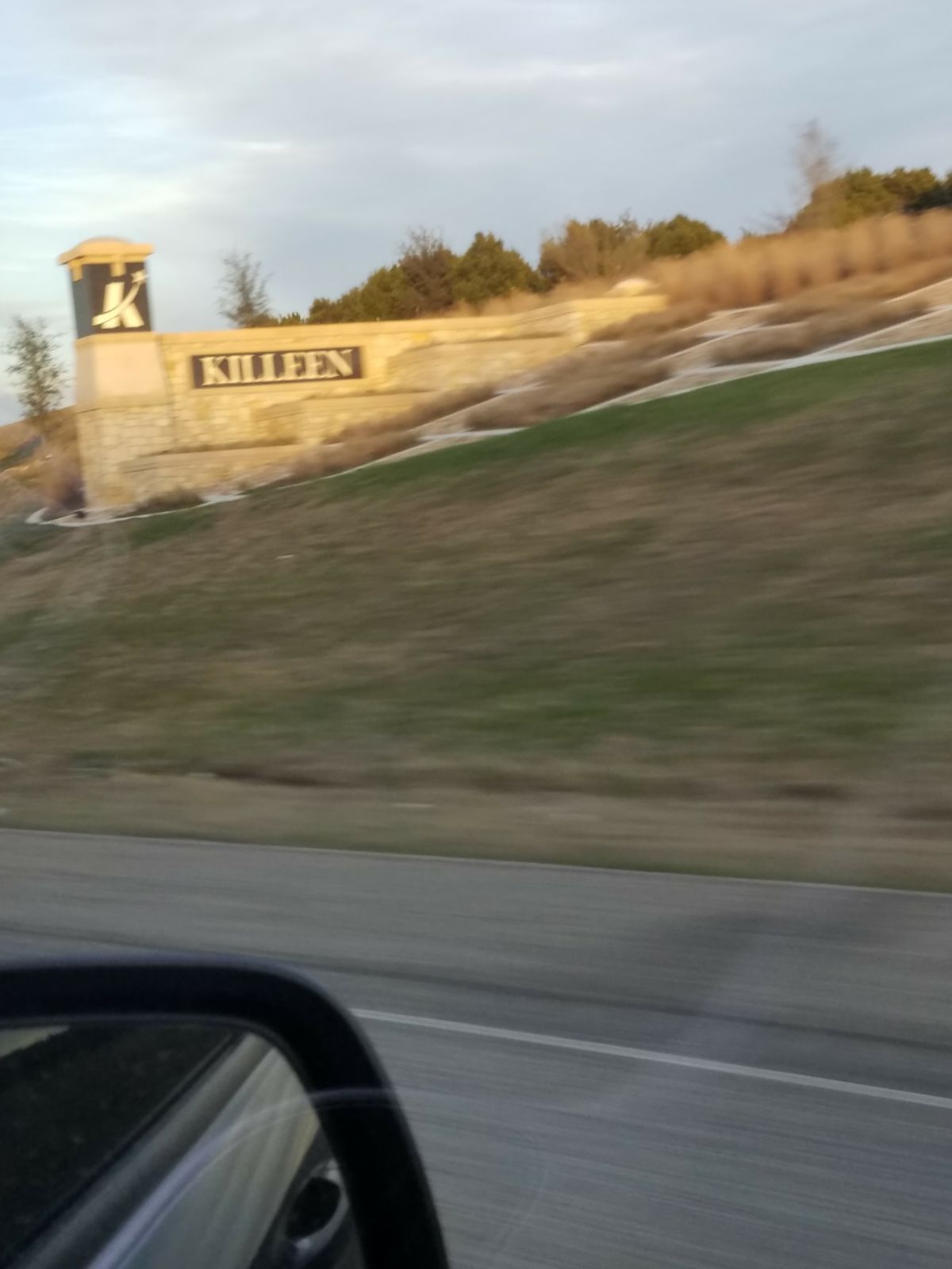 Driving into Killeen