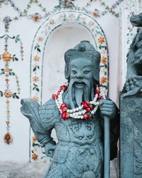 Close-up of buddha statue