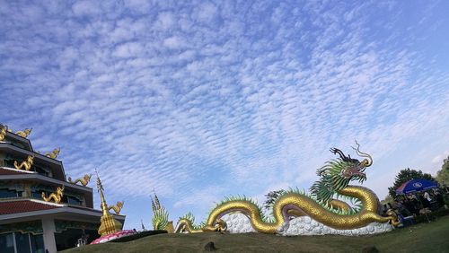 Sculpture against sky