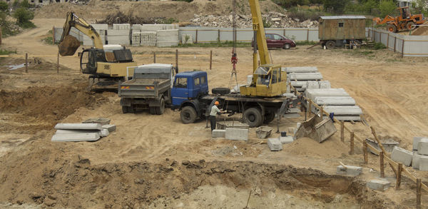 View of construction site