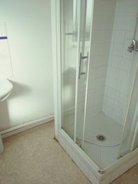 Open door of bathroom