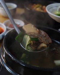 Close-up of food in bowl