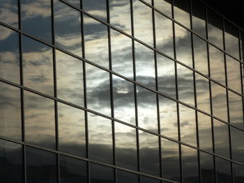 Low angle view of cloudy sky