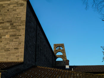 Low angle view of church against sky