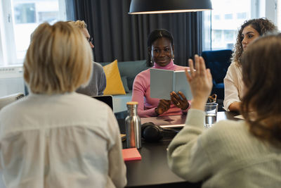 Business people having meeting in conference room